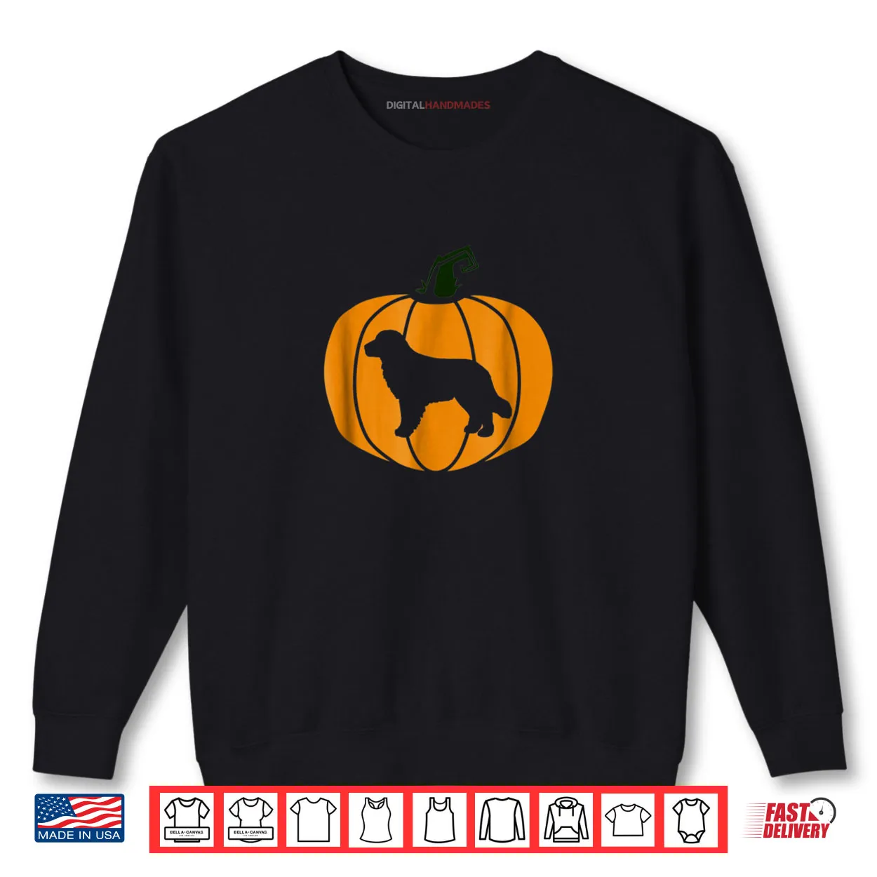 Happy Halloween Golden Retriever Pumpkin Dog Shirt Happy Halloween Golden Retriever Pumpkin Dog Shirt
