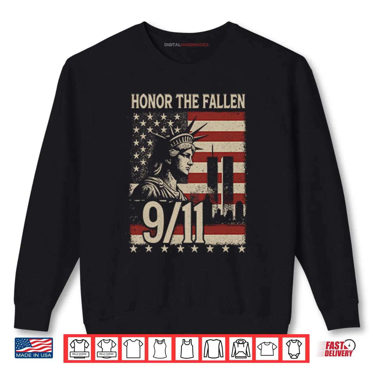 Honor The Fallen September 11 American Flag Shirt Honor The Fallen September 11 American Flag Shirt
