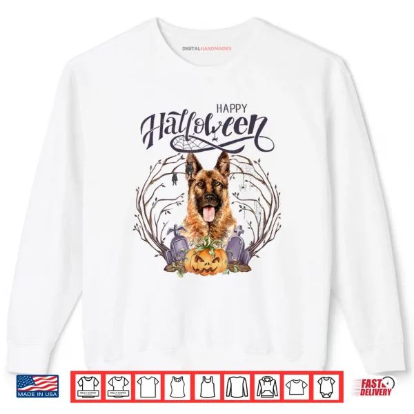 Sweatshirt I Love Halloween Almost as Much as I Love My German Shepherd Shirt