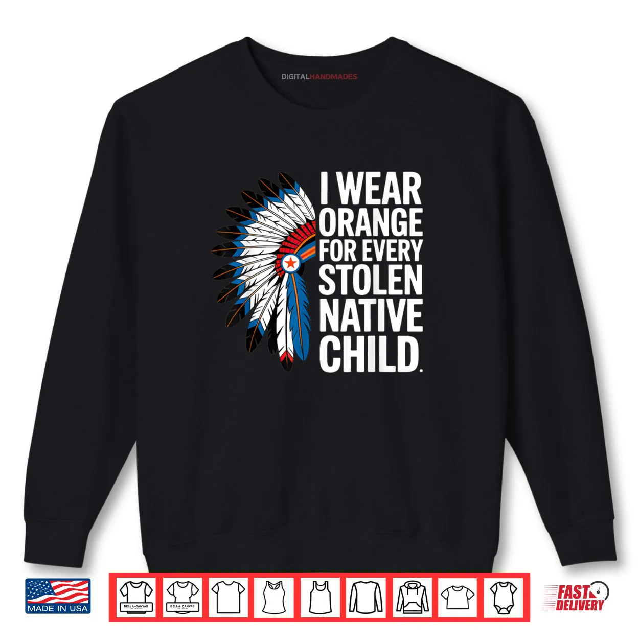 I Wear Orange for Every American Native Child Unity Day Shirt I Wear Orange for Every American Native Child Unity Day Shirt