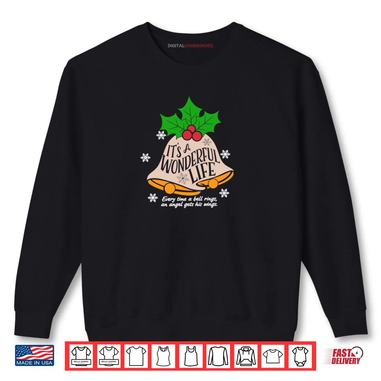 It’s a Wonderful Life Everytime A Bell Rings Christmas Movie Shirt It’s a Wonderful Life Everytime A Bell Rings Christmas Movie Shirt