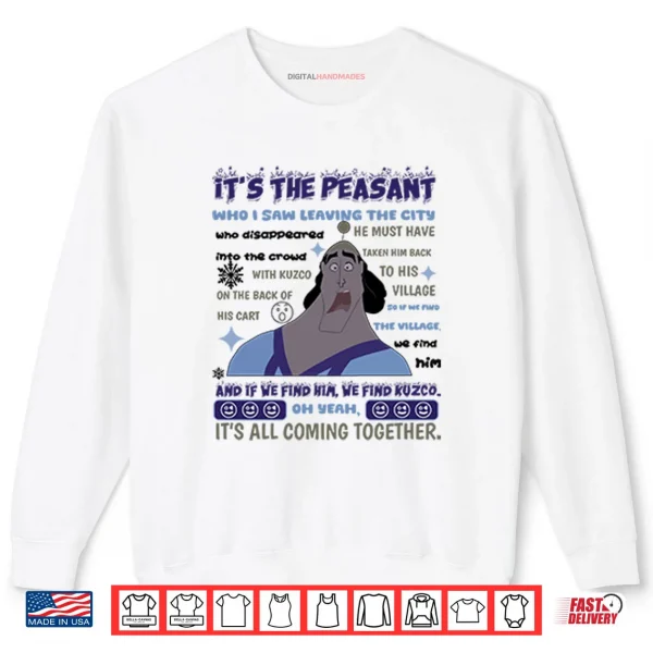 Kronk Oh Yeah It’s All Coming Together Emperor’s New Groove Meme Shirt