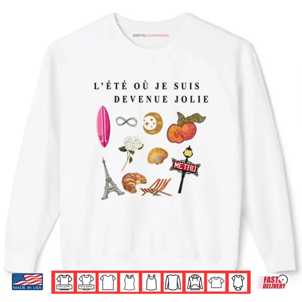 Sweatshirt Lete Ou Je Suis Devenue Jolie Shirt