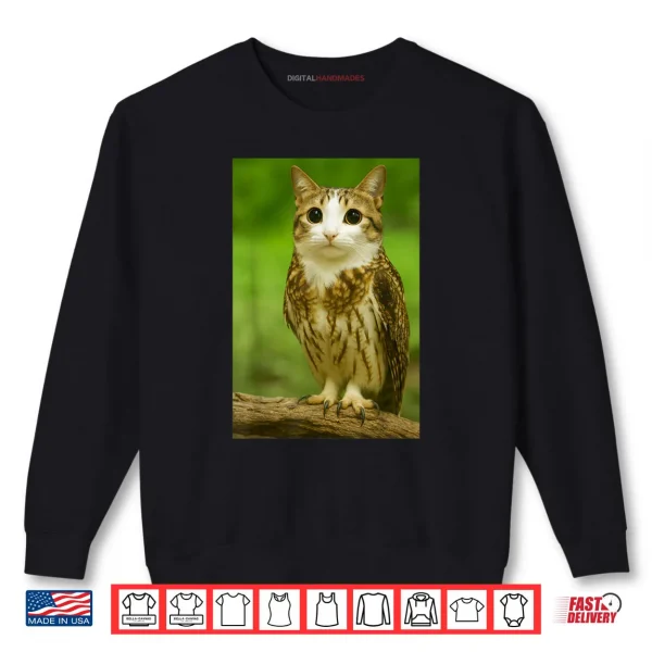 Meowl Cat Owl Funny Internet Trendy Meme Shirt 1 Sweatshirt Meowl Cat Owl Funny Internet Trendy Meme Shirt