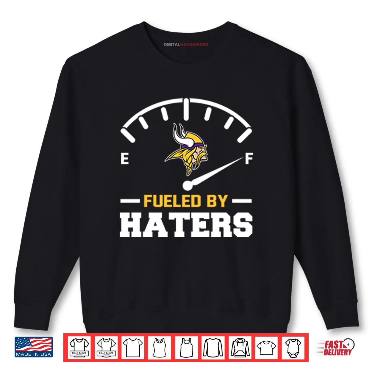 Minnesota Vikings Fueled By Haters Shirt Minnesota Vikings Fueled By Haters Shirt