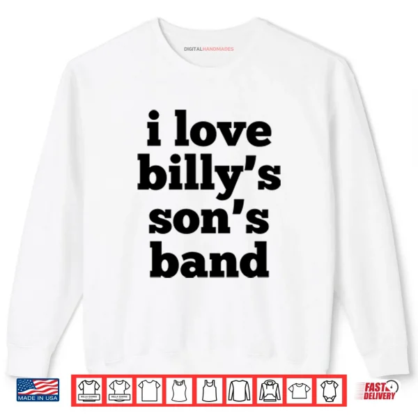 Sweatshirt My Chemical Romance I Love Billys Sons Band Shirt