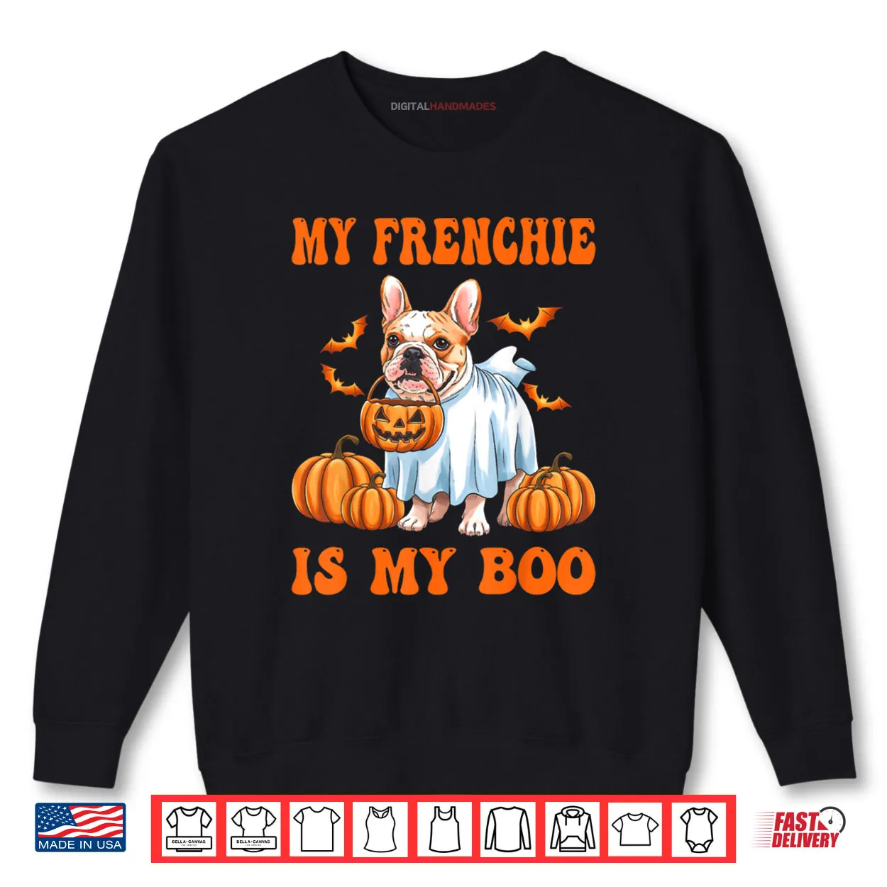 My Frenchie Is My Boo Funny French Bulldog Ghost Halloween Shirt My Frenchie Is My Boo Funny French Bulldog Ghost Halloween Shirt