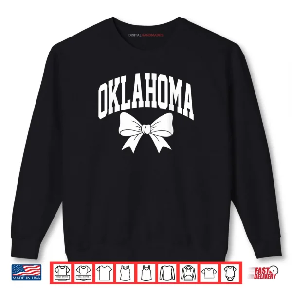 Sweatshirt Oklahoma Cute Bow Shirt