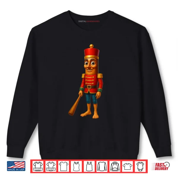 Sweatshirt Pajama Tung Sahur Nutcracker Brainrot Meme Christmas Shirt