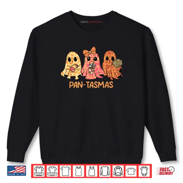 Sweatshirt Pantasmas Ghost Funny Pan Dulce Conchas Mexican Halloween Shirt