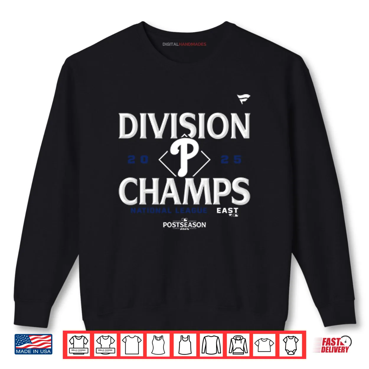 Philadelphia Phillies Fanatics 2025 NL East Division Champions Shirt Philadelphia Phillies Fanatics 2025 NL East Division Champions Shirt