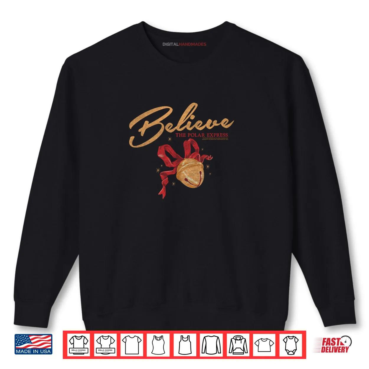 Polar Express Believe Bell Christmas Holiday Shirt Polar Express Believe Bell Christmas Holiday Shirt