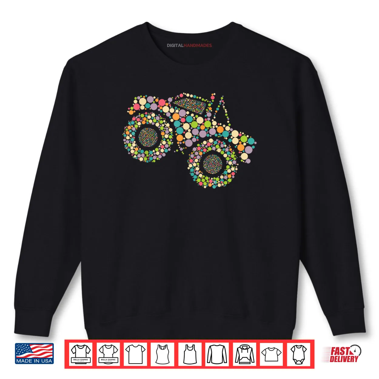 Polka Dot Monster Truck Funny Dot Day Shirt Polka Dot Monster Truck Funny Dot Day Shirt
