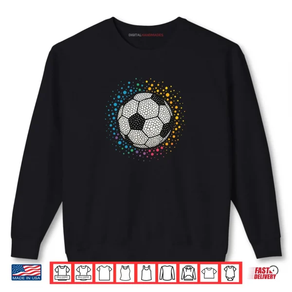 Sweatshirt Polka Dot Soccer Funny Dot Day Shirt
