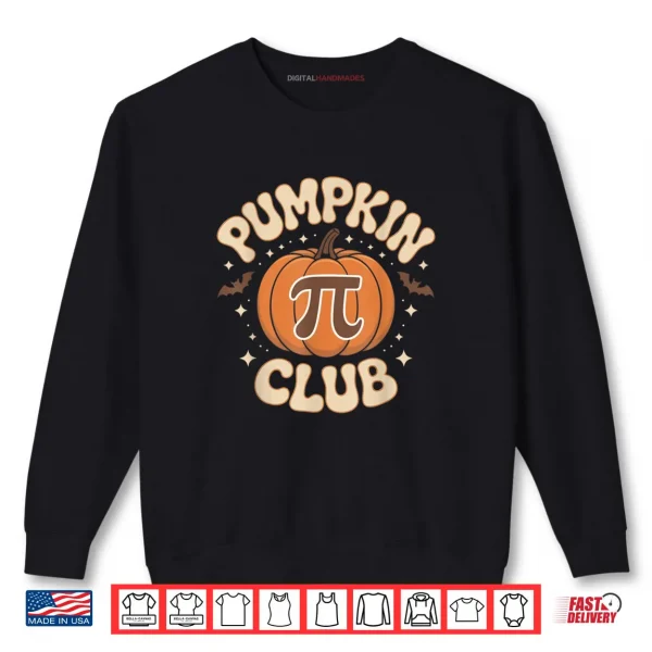 Sweatshirt Pumpkin Pi Club Halloween Math Costume Outfit Shirt