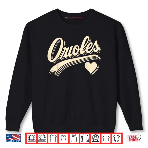 Retro Distressed Orioles Shirt 1 Sweatshirt Retro Distressed Orioles Shirt