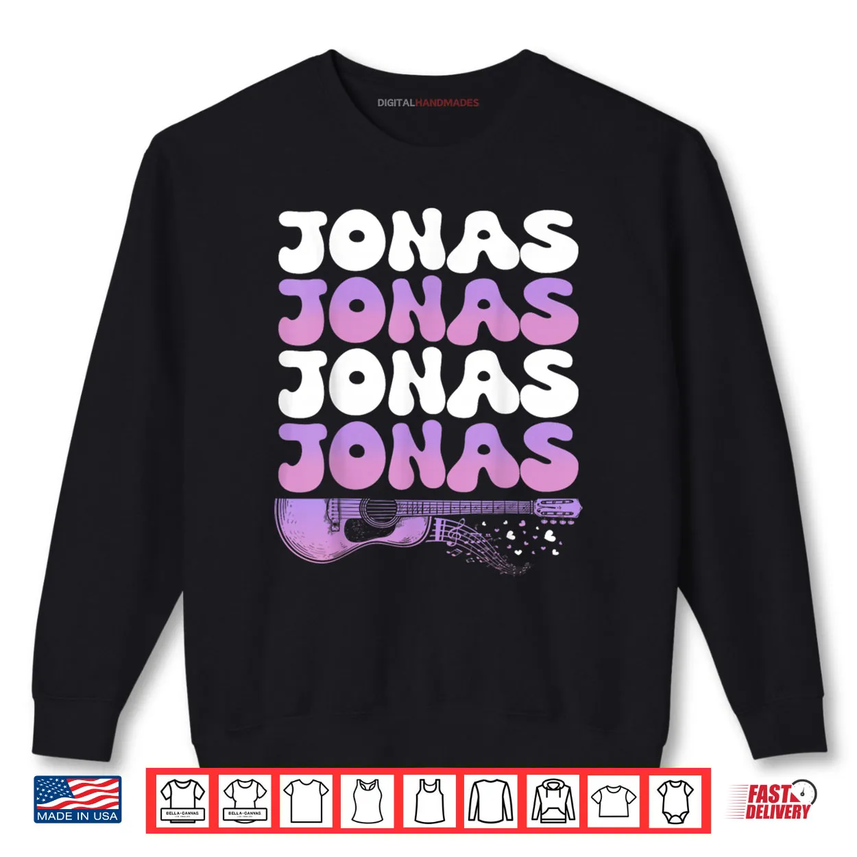 Retro Jonas First Name I Love Jonas 80’s Groovy Shirt Retro Jonas First Name I Love Jonas 80’s Groovy Shirt