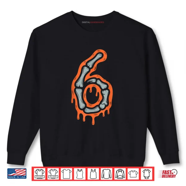 Six Meme 6 7 Skeleton Halloween Costume Couple Shirt 1 Sweatshirt Six Meme 6 7 Skeleton Halloween Costume Couple Shirt
