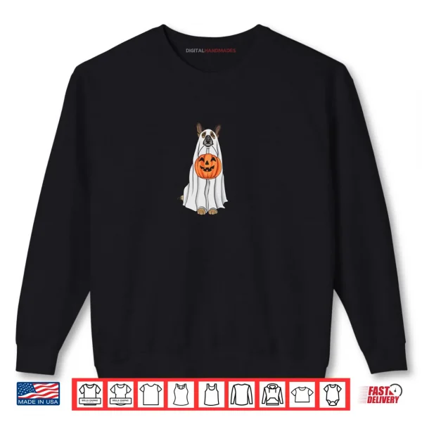 Sweatshirt Spooky German Shepherd Halloween Dog Ghost Shirt