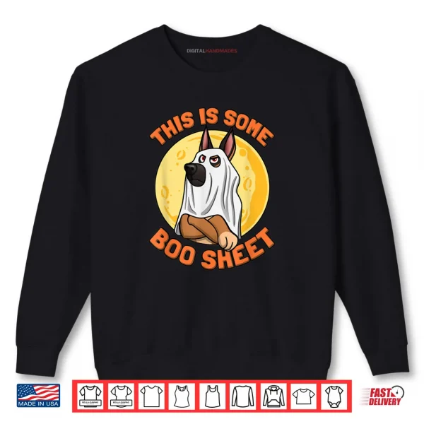 Sweatshirt This is some Boo Sheet German Shepherd moon edition Shirt