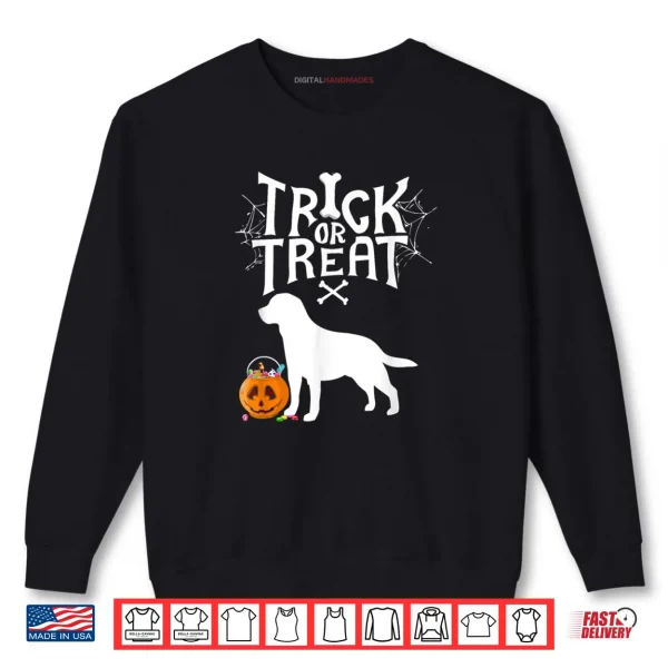Sweatshirt Trick Or Treat Labrador Retriever Halloween Shirt