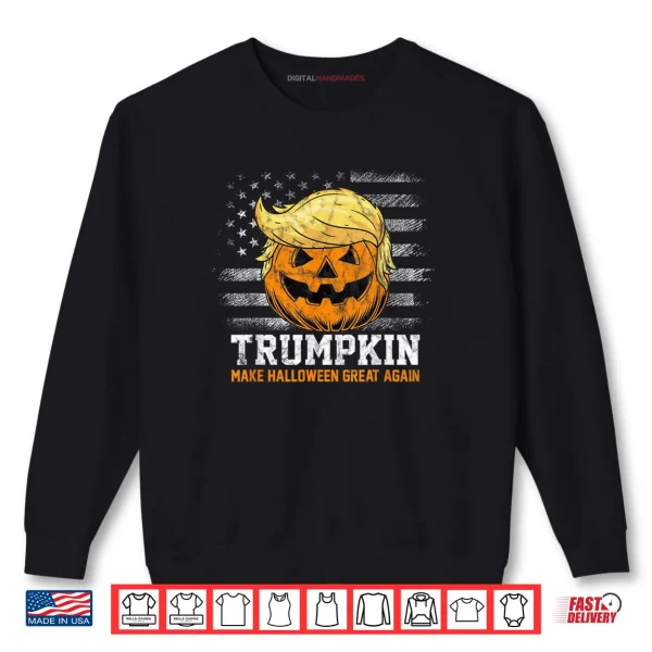 Sweatshirt Trumpkin Make Halloween Great Again Shirt