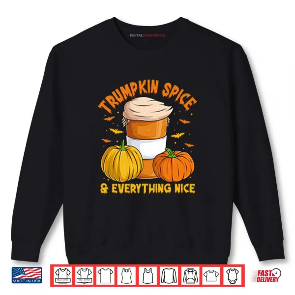 Sweatshirt Trumpkin Spice Everything Nice Halloween Trump Pumpkin Shirt