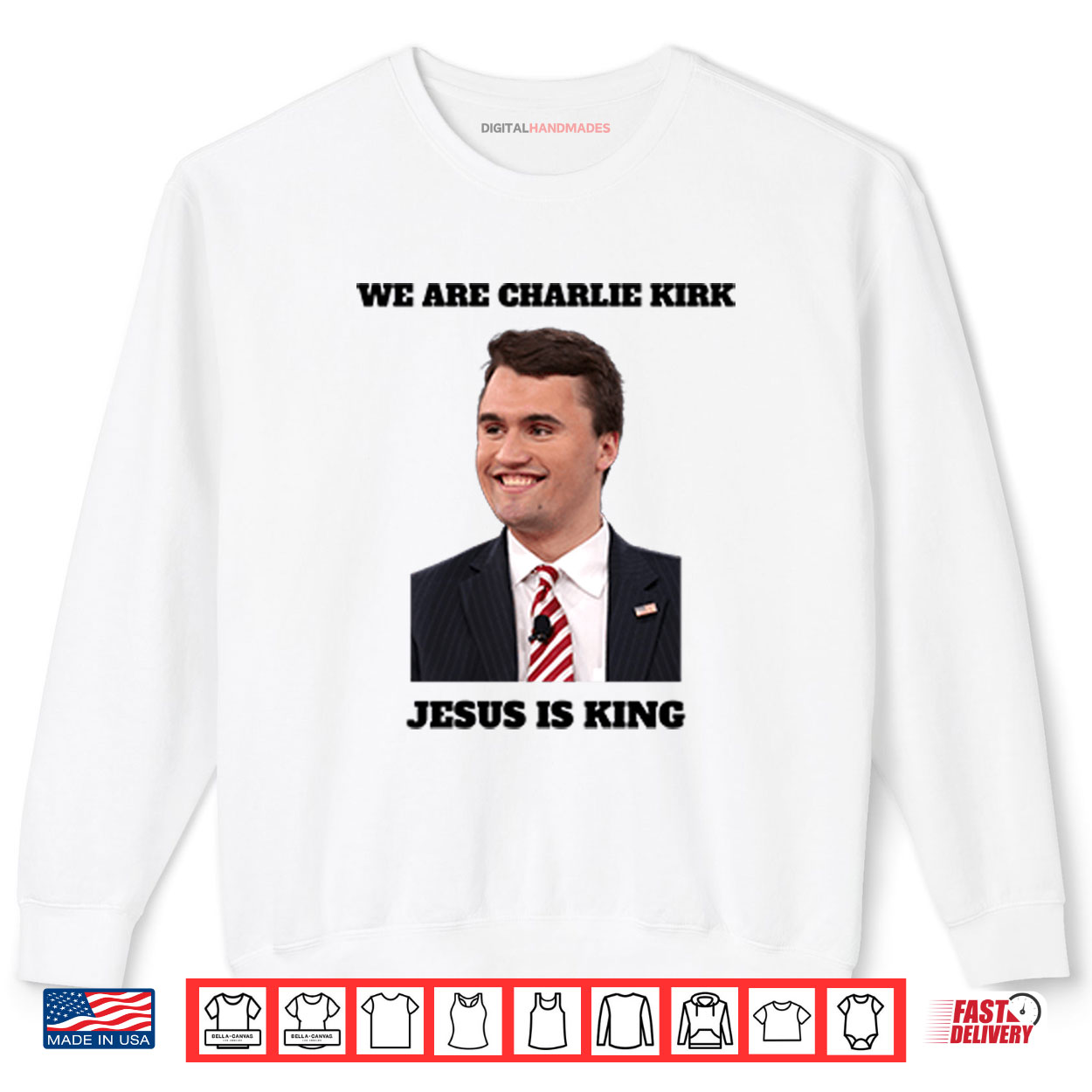 We Are Charlie Kirk Jesus Is King Shirt We Are Charlie Kirk Jesus Is King Shirt
