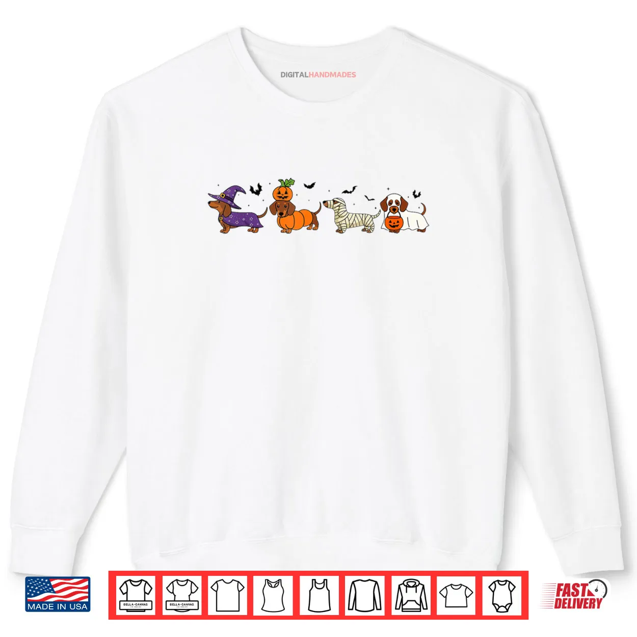 Weiner Dog Witch Happy Halloweenie Cute Halloween Dachshund Shirt Weiner Dog Witch Happy Halloweenie Cute Halloween Dachshund Shirt