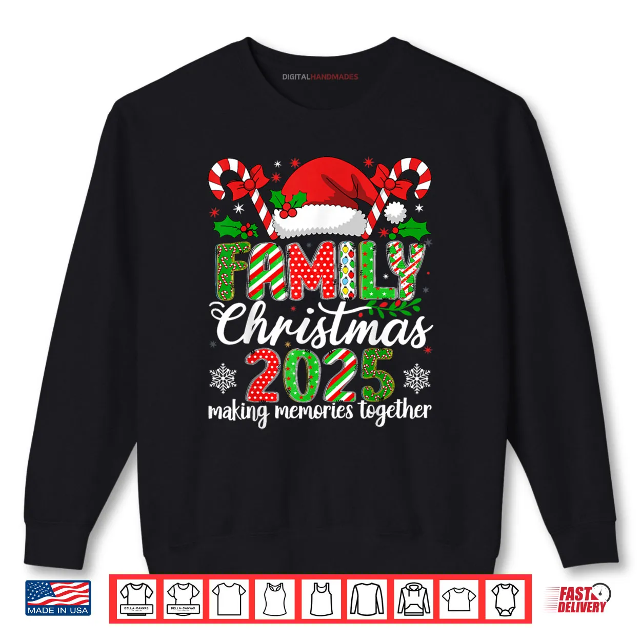 Xmas Squad Santa Group Family Christmas 2025 Matching Outfit Shirt Xmas Squad Santa Group Family Christmas 2025 Matching Outfit Shirt