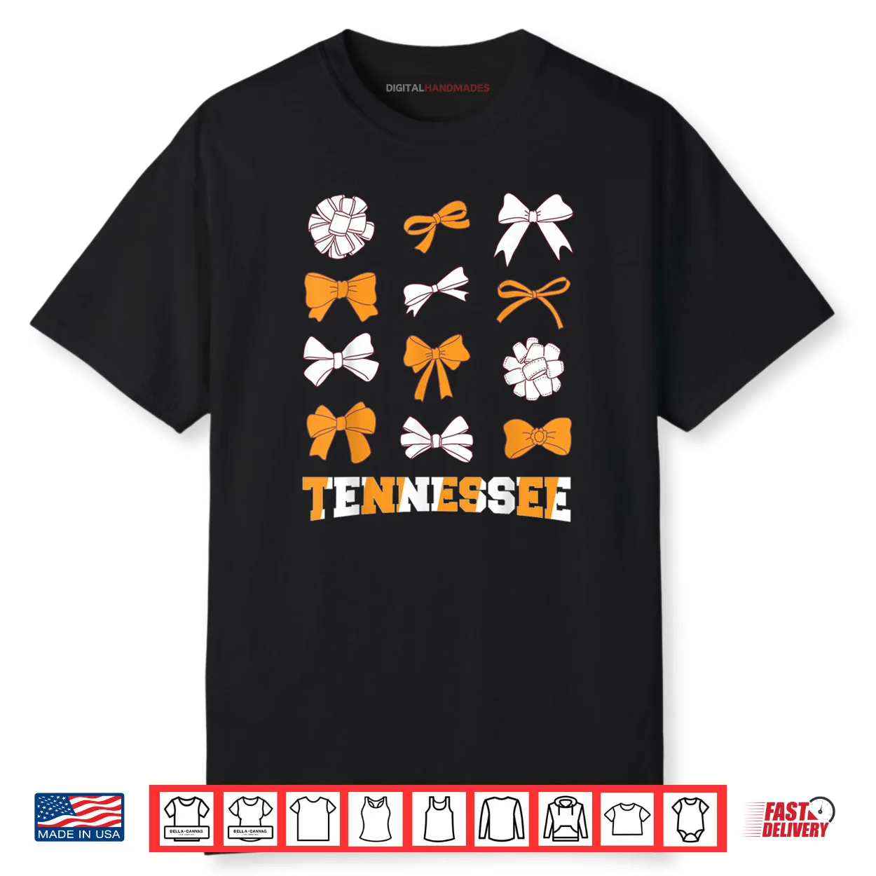 Tennessee TN Women Coquette Bow State Pride Shirt Tennessee TN Women Coquette Bow State Pride Shirt
