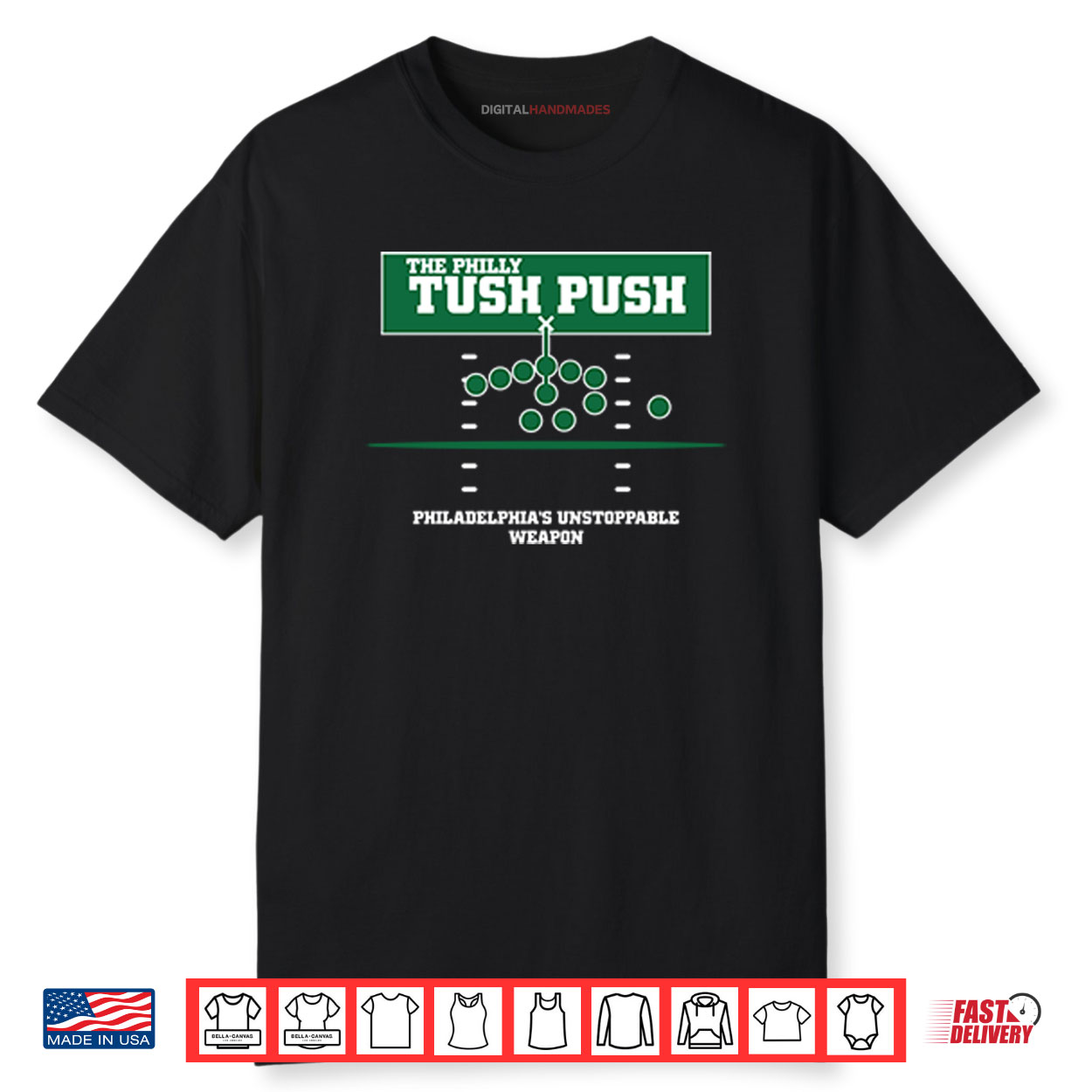 The Philly Tush Push Philadelphia’s Unstoppable Weapon Shirt The Philly Tush Push Philadelphia’s Unstoppable Weapon Shirt
