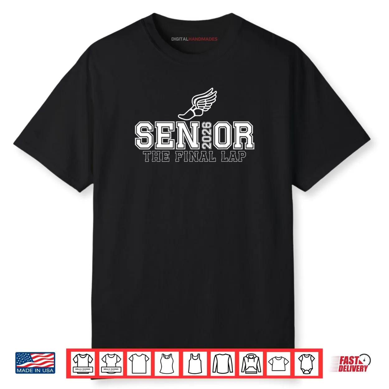 Track & Field Senior 2026 Graduation Year The Final Lap Shirt Track & Field Senior 2026 Graduation Year The Final Lap Shirt