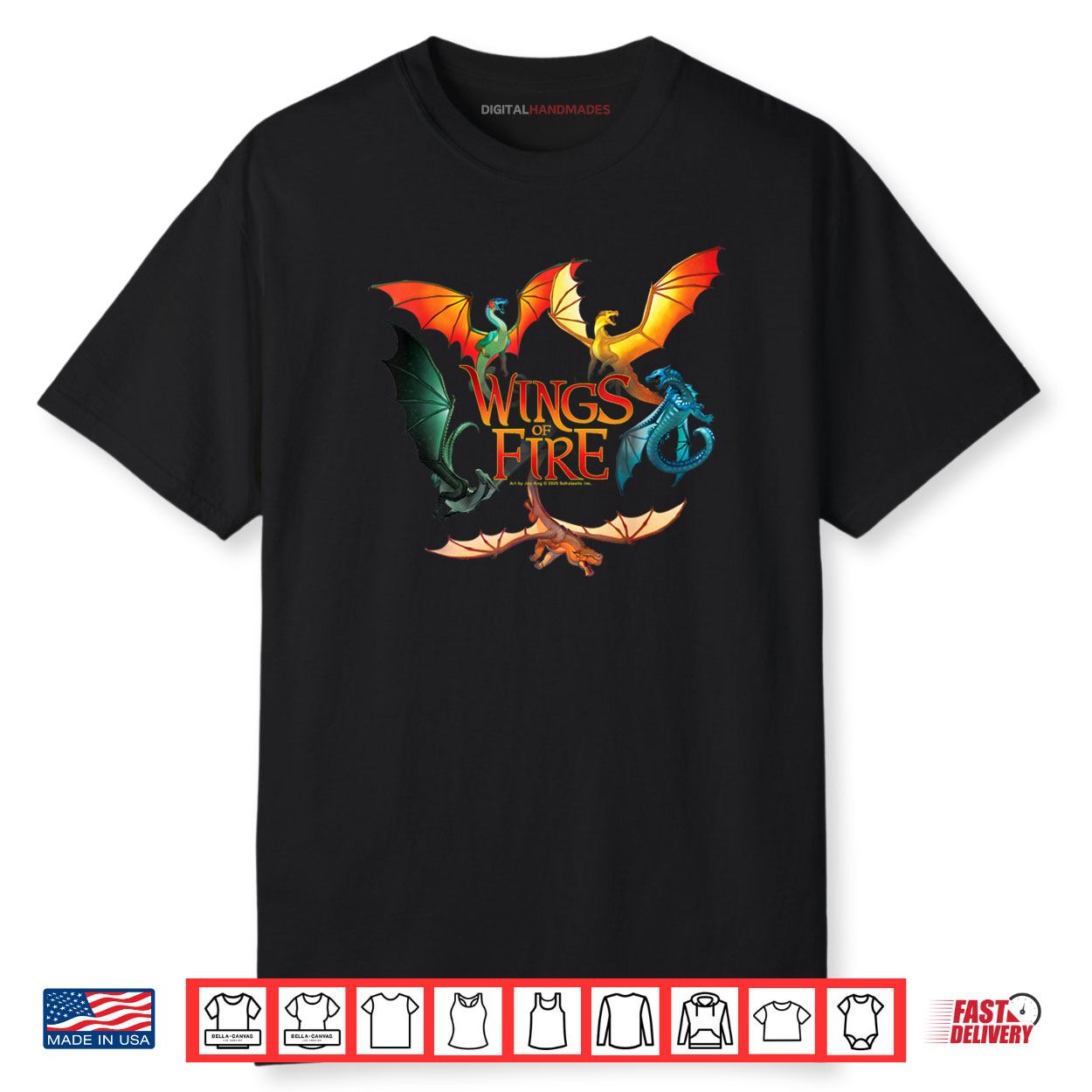 Wings of Fire Dragon Circle Shirt Wings of Fire Dragon Circle Shirt