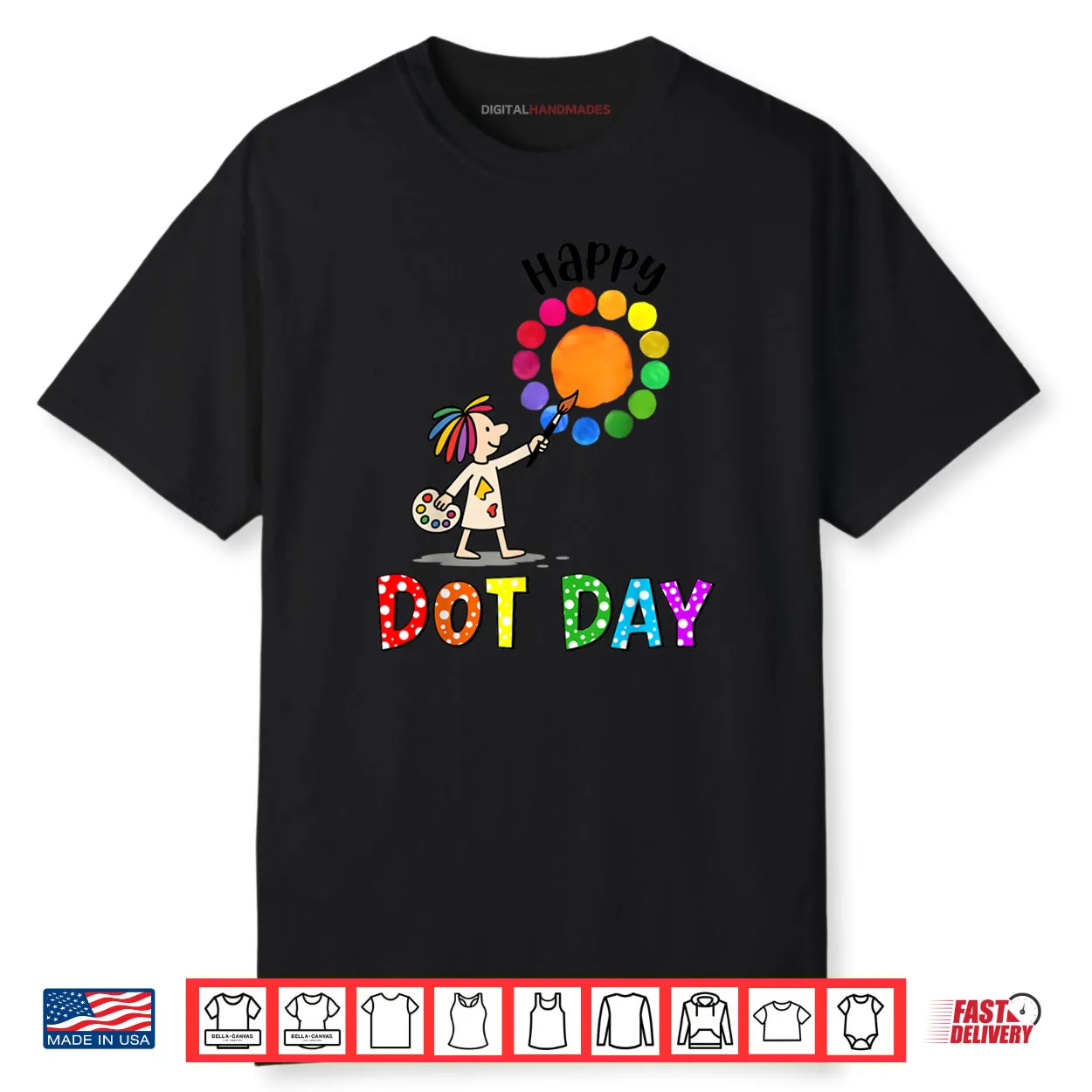 World Dot Day Colorful Polka Dot Happy Dot Day Shirt World Dot Day Colorful Polka Dot Happy Dot Day Shirt