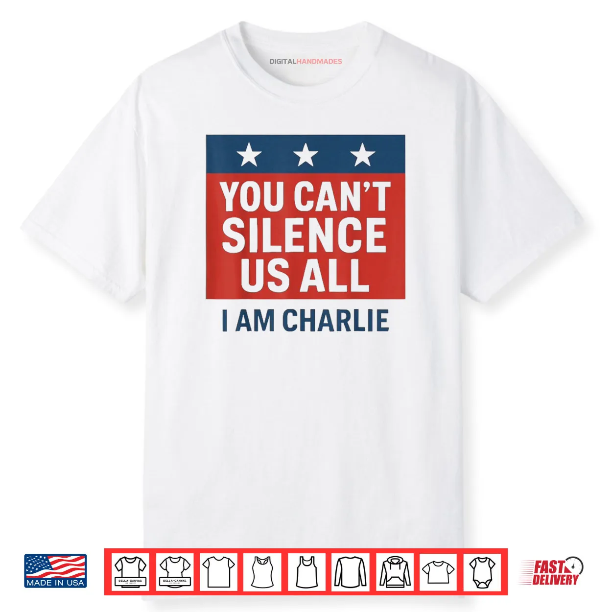 You Can’t Silence Us All I Am Charlie Shirt You Can’t Silence Us All I Am Charlie Shirt
