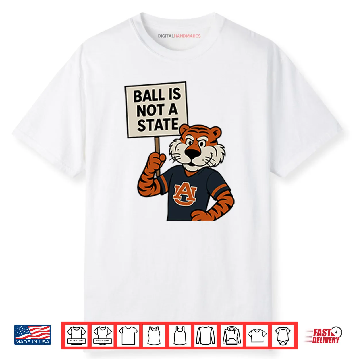 Zac Blackerby Auburn Tigers Ball Is Not A State Shirt Zac Blackerby Auburn Tigers Ball Is Not A State Shirt