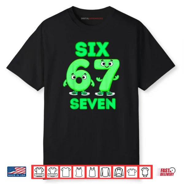 67 Italian Brainrot Funny Italian Brainrot Kids 67 Six Seven Shirt