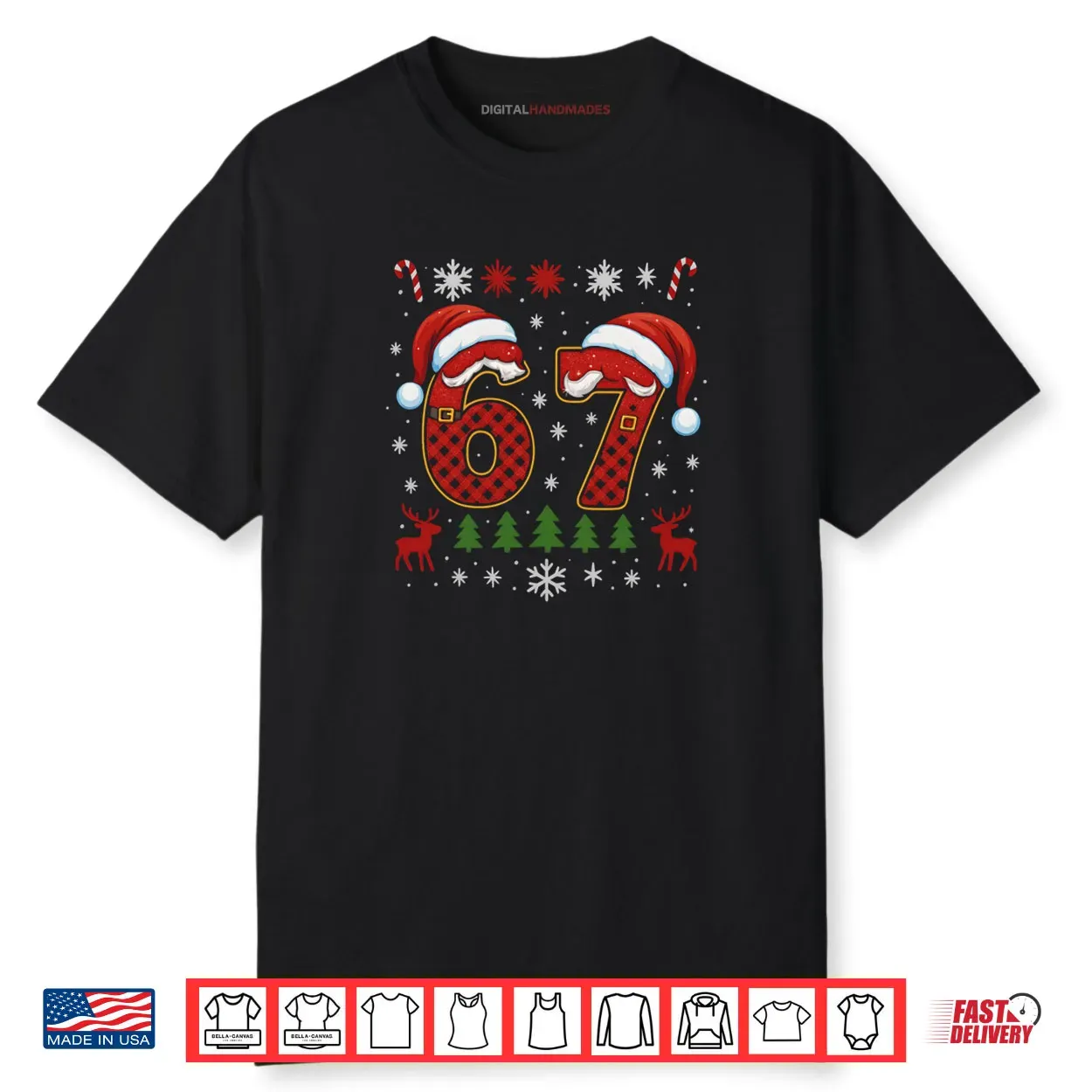 67 Six Seven Squad Meme Christmas Shirt 67 Six Seven Squad Meme Christmas Shirt