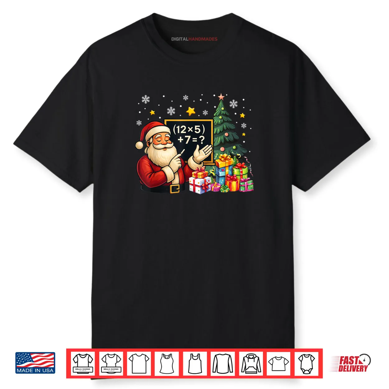 67 Teacher Santa Christmas Six Seven Meme Brainrot Math Xmas Shirt 67 Teacher Santa Christmas Six Seven Meme Brainrot Math Xmas Shirt