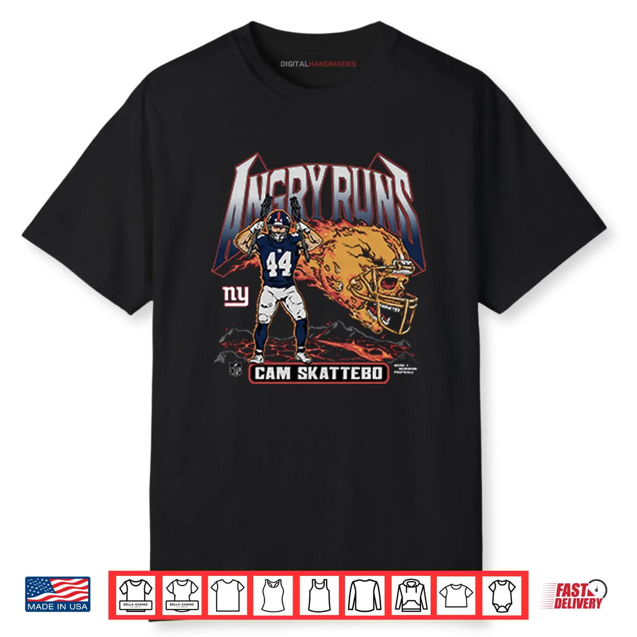 Angry Runs Cam Skattebo Shirt Angry Runs Cam Skattebo Shirt