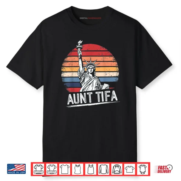 Aunt Tifa Meme Retro Vintage Shirt