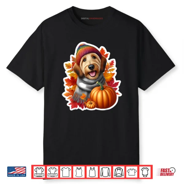 Autumn Fall Otterhound Dog Owner Thanksgiving Mom Dad Cozy Shirt