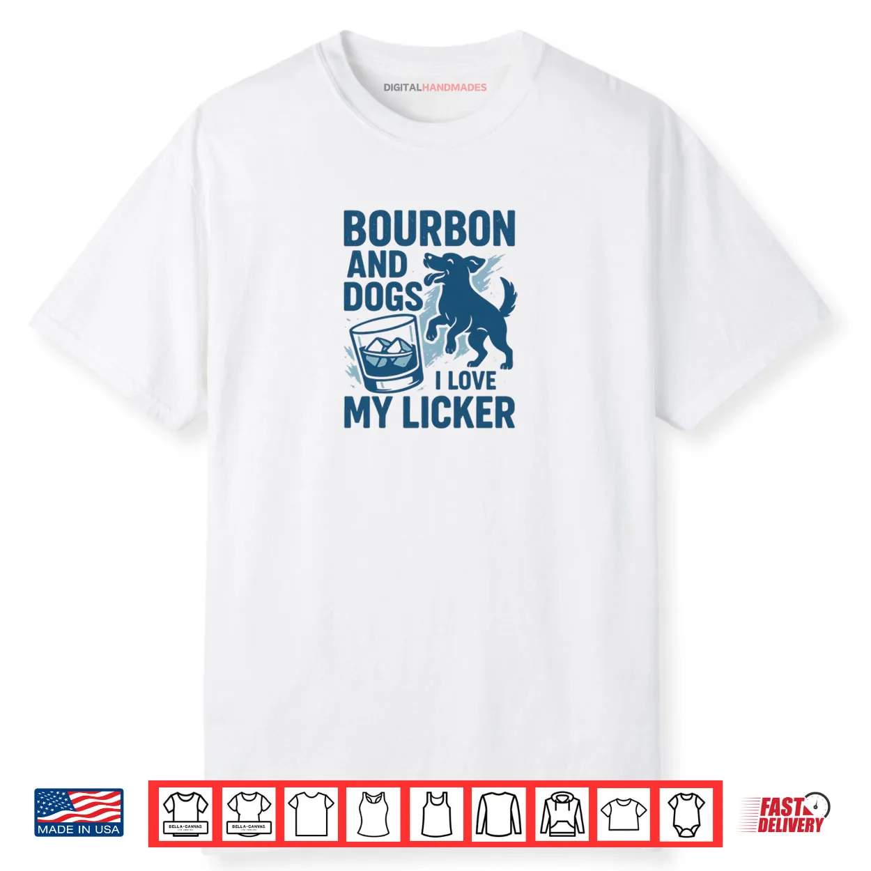 Bourbon and Dogs I Love My Licker Bourbon Drinking Girl Shirt Bourbon and Dogs I Love My Licker Bourbon Drinking Girl Shirt