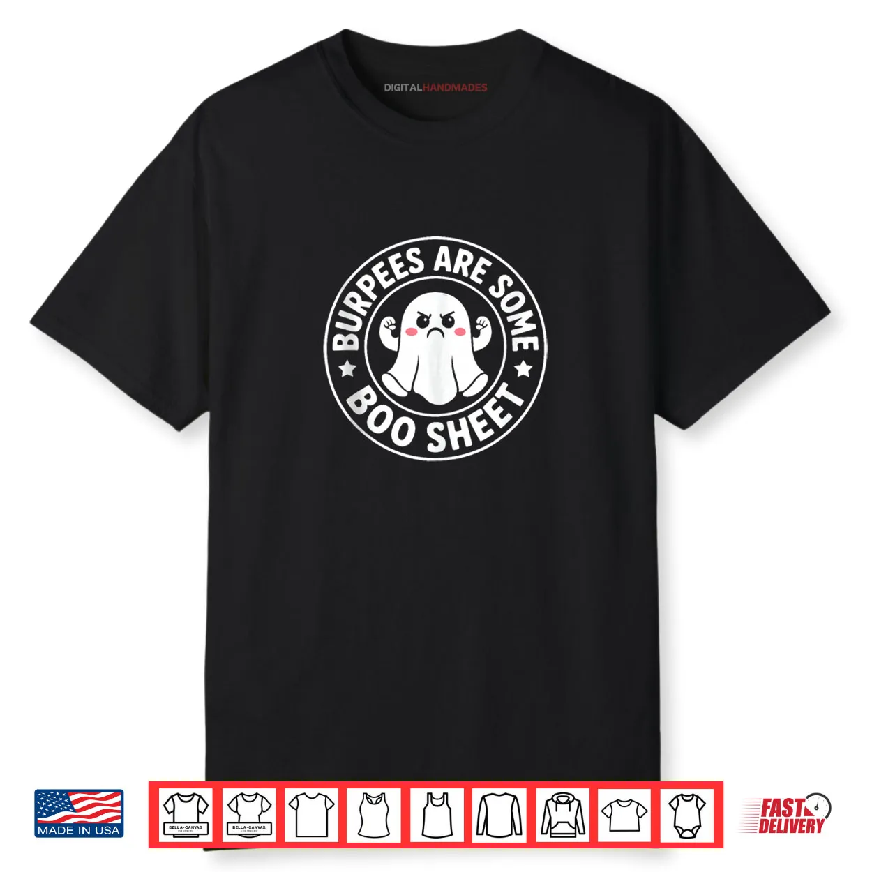 Burpees are Some Boo Sheet Spooky Halloween Ghost Fitness Shirt Burpees are Some Boo Sheet Spooky Halloween Ghost Fitness Shirt