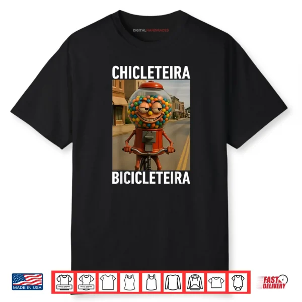 Chicleteira Bicicleteira Italian Brainrot Meme Shirt