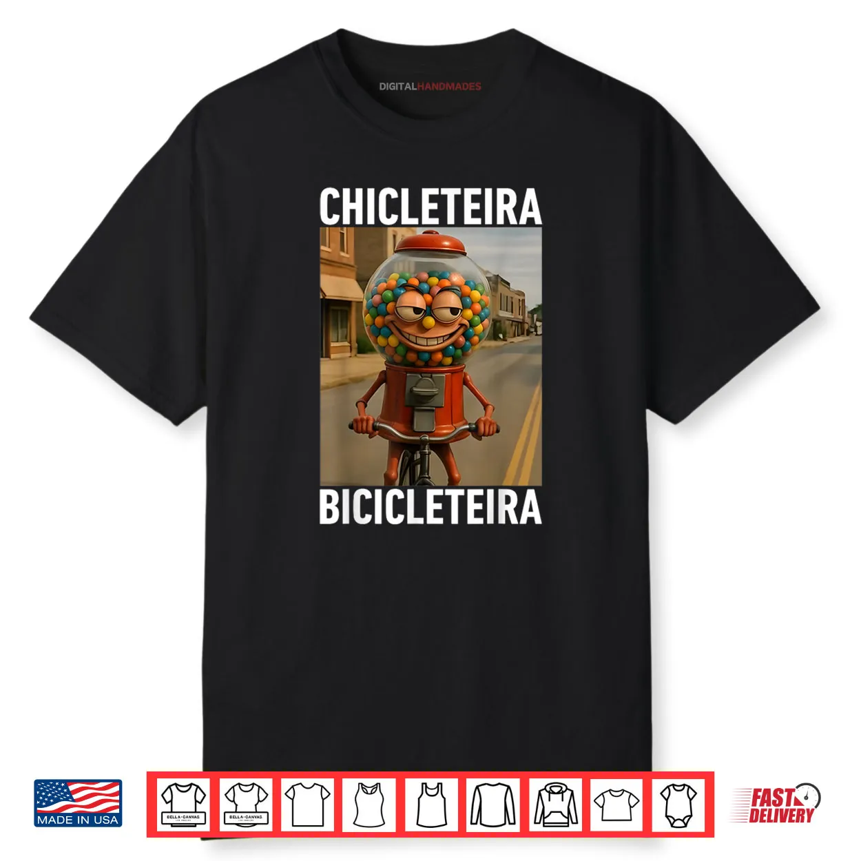 Chicleteira Bicicleteira Italian Brainrot Meme Shirt Chicleteira Bicicleteira Italian Brainrot Meme Shirt