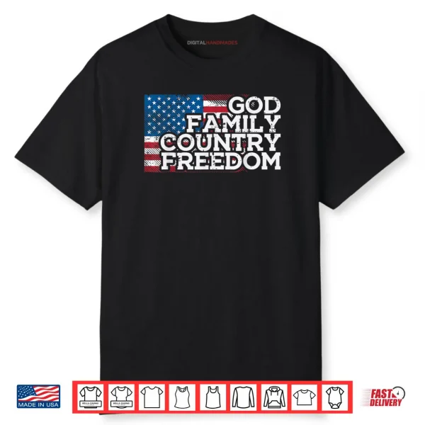Christian Religious God Jesus Patriotic Shirt