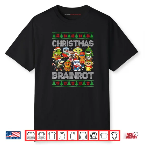 Christmas Italian Brain Rot Italian Brainrot Shirt