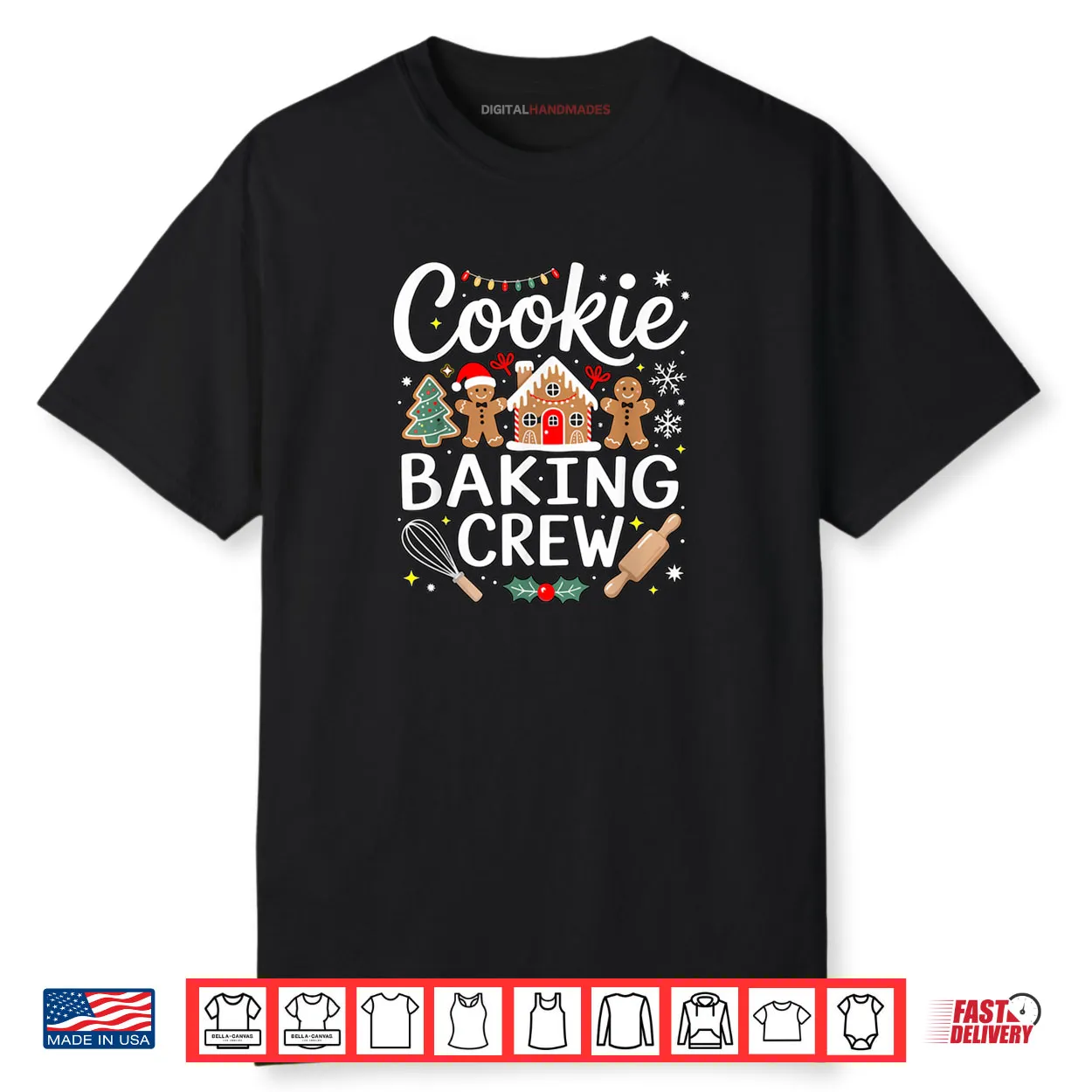 Cookie Baking Crew Party in MOM’S Kitchen Holiday Family Shirt Cookie Baking Crew Party in MOM’S Kitchen Holiday Family Shirt